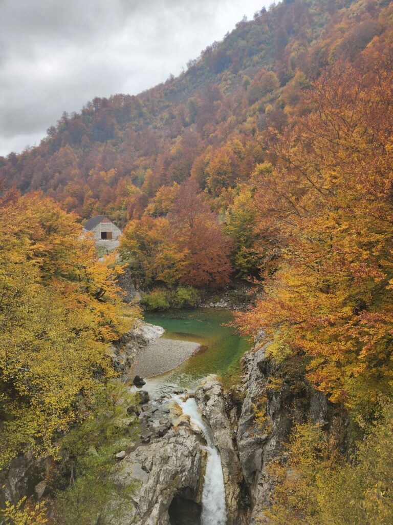 שלכת בקלמנד, צפון אלבניה, אוקטובר 2025