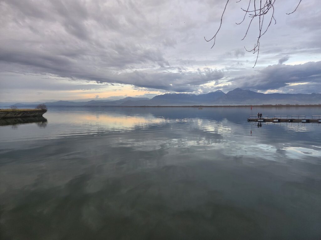 אגם שקודר בחורף 